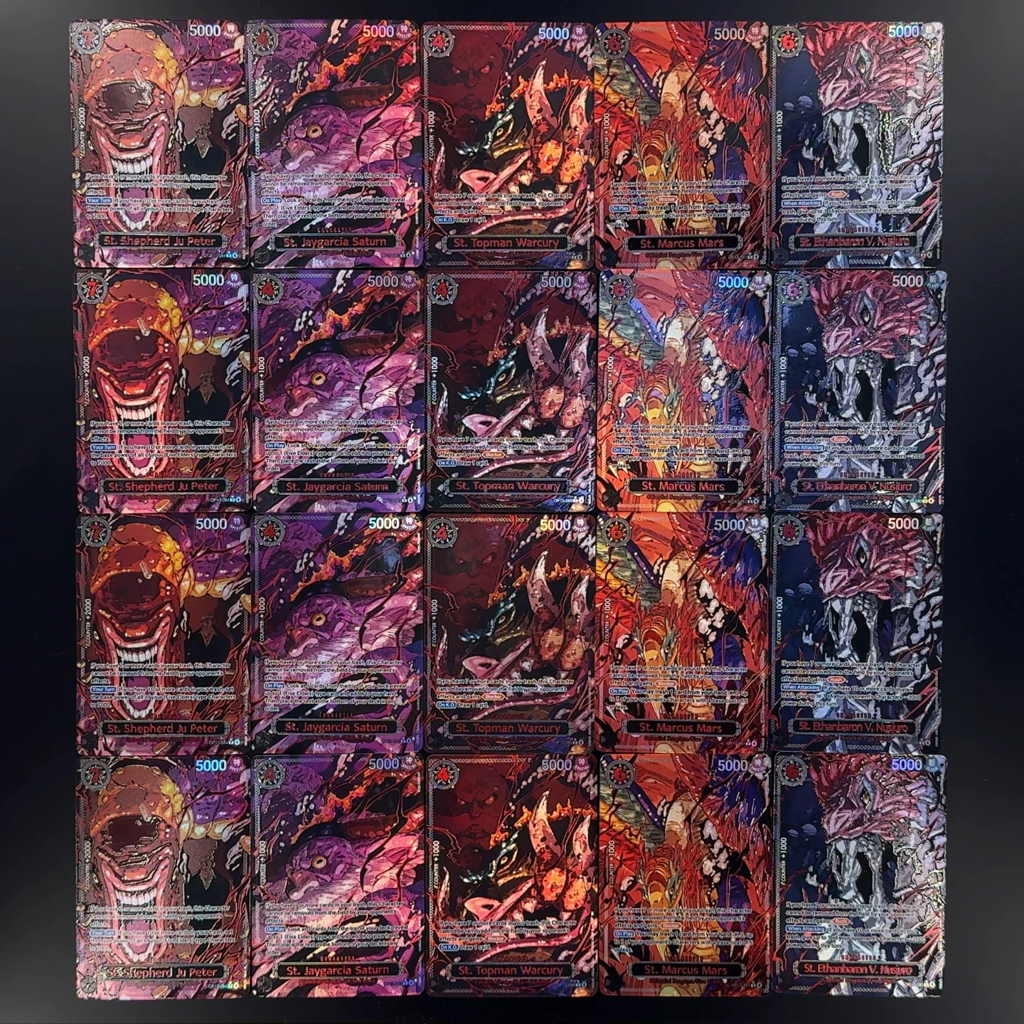 5 Gorosei Demon Pack Play Set [RED Alternate Art]