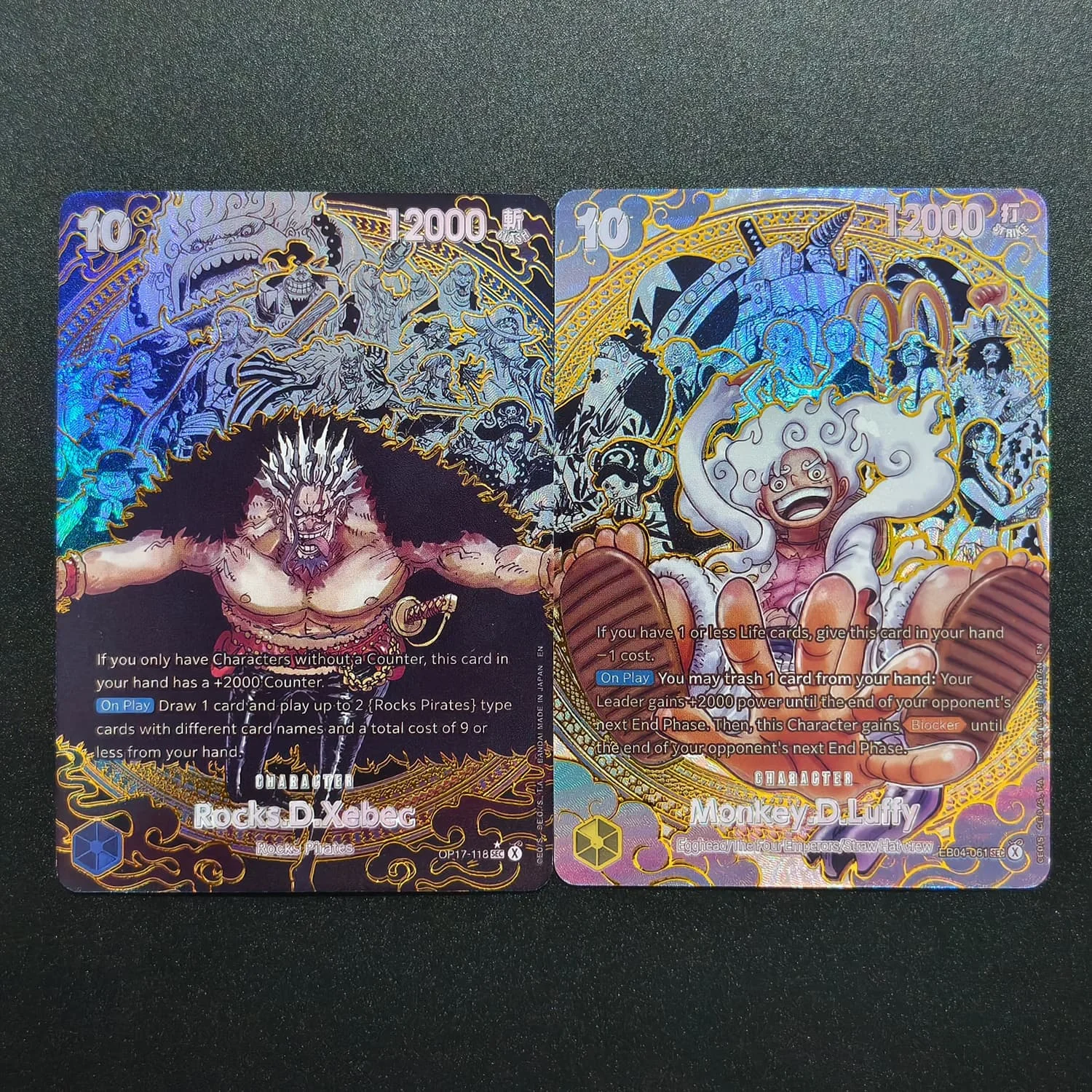 Monkey.D.Luffy and Rocks.D.Xebec [Pirate Crews]