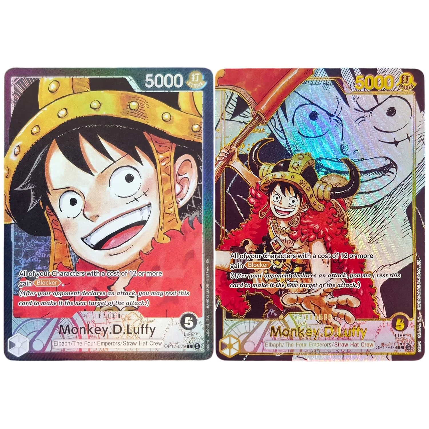 Monkey.D.Luffy OP17-079 [Alt Art, Manga SP]